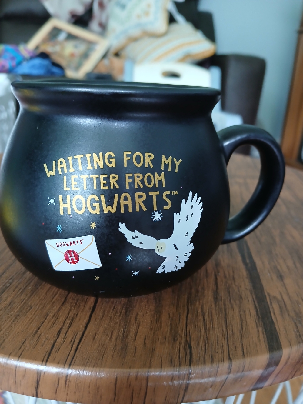 Modern Gourmet Foods Hedwig Harry Potter Mug 18oz Black Stoneware DW/MW Safe